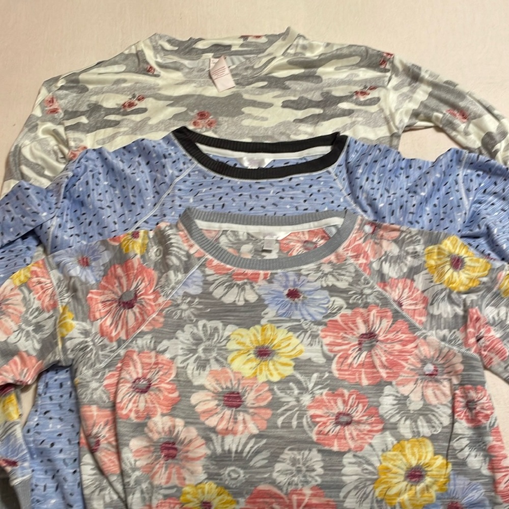 Set of three Pajamas tops NEW
